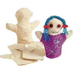 Colorations® Canvas Person Puppets - Set of 12