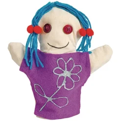 Colorations® Canvas Person Puppets - Set of 12
