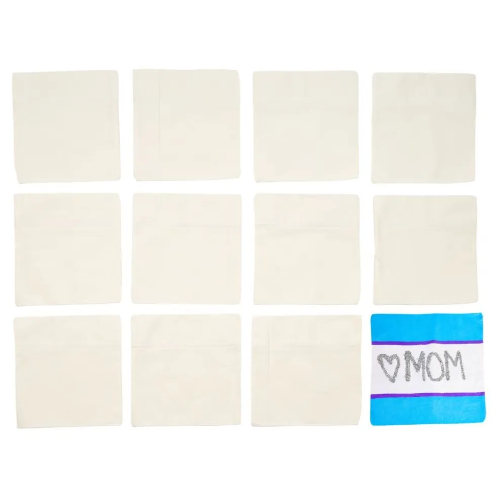 Colorations® Canvas Pillow Cases - Set of 12