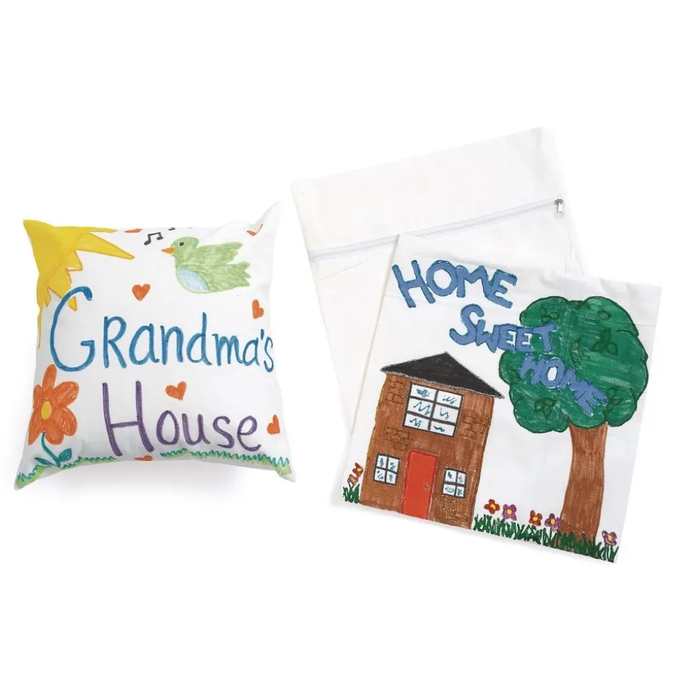 Colorations® Canvas Pillow Cases - Set of 12