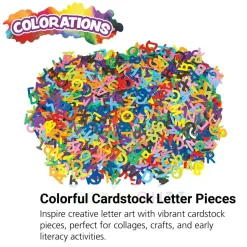 Colorations® Cardstock Letter Pasting Pieces - 2,600 Pieces