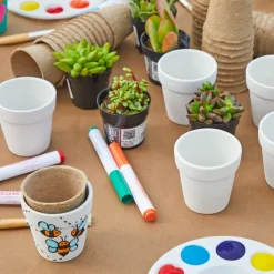 Colorations® Ceramic Flower Pots - Set of 12