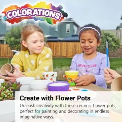 Colorations® Ceramic Flower Pots - Set of 12