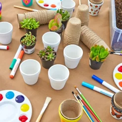 Colorations® Ceramic Flower Pots - Set of 12
