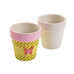 Colorations® Ceramic Flower Pots - Set of 12