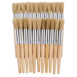 Colorations® Classic Wooden Chubby Brushes - Set of 24