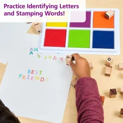 Colorations® Classroom ABC Rubber Stamp Set - 56 Pieces