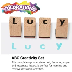 Colorations® Classroom ABC Rubber Stamp Set - 56 Pieces