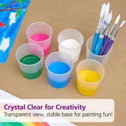 Colorations® Clear Craft Cups- Set of 6