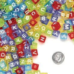 Colorations® Colored ABC Beads - 300 Pieces