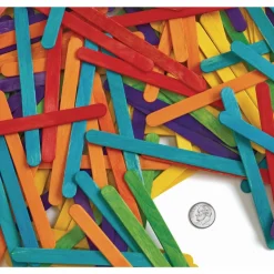 Colorations® Colored Regular Craft Sticks - 150 Pieces