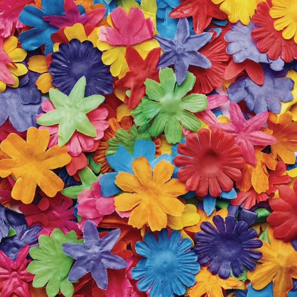 Colorations® Colorful Fabric Flowers - 300 Pieces