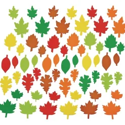 Colorations® Colorful Leaf Foam Shapes - 500 Pieces