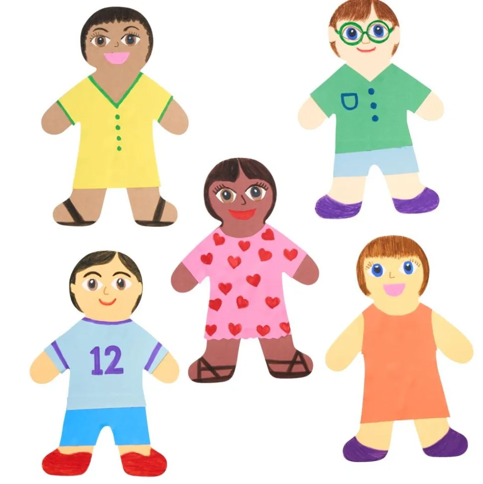 Colorations® Colors Like Me® Big People Shapes - Set of 24
