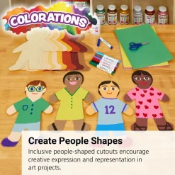Colorations® Colors Like Me® Big People Shapes - Set of 24