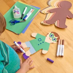 Colorations® Colors Like Me® Big People Shapes - Set of 24