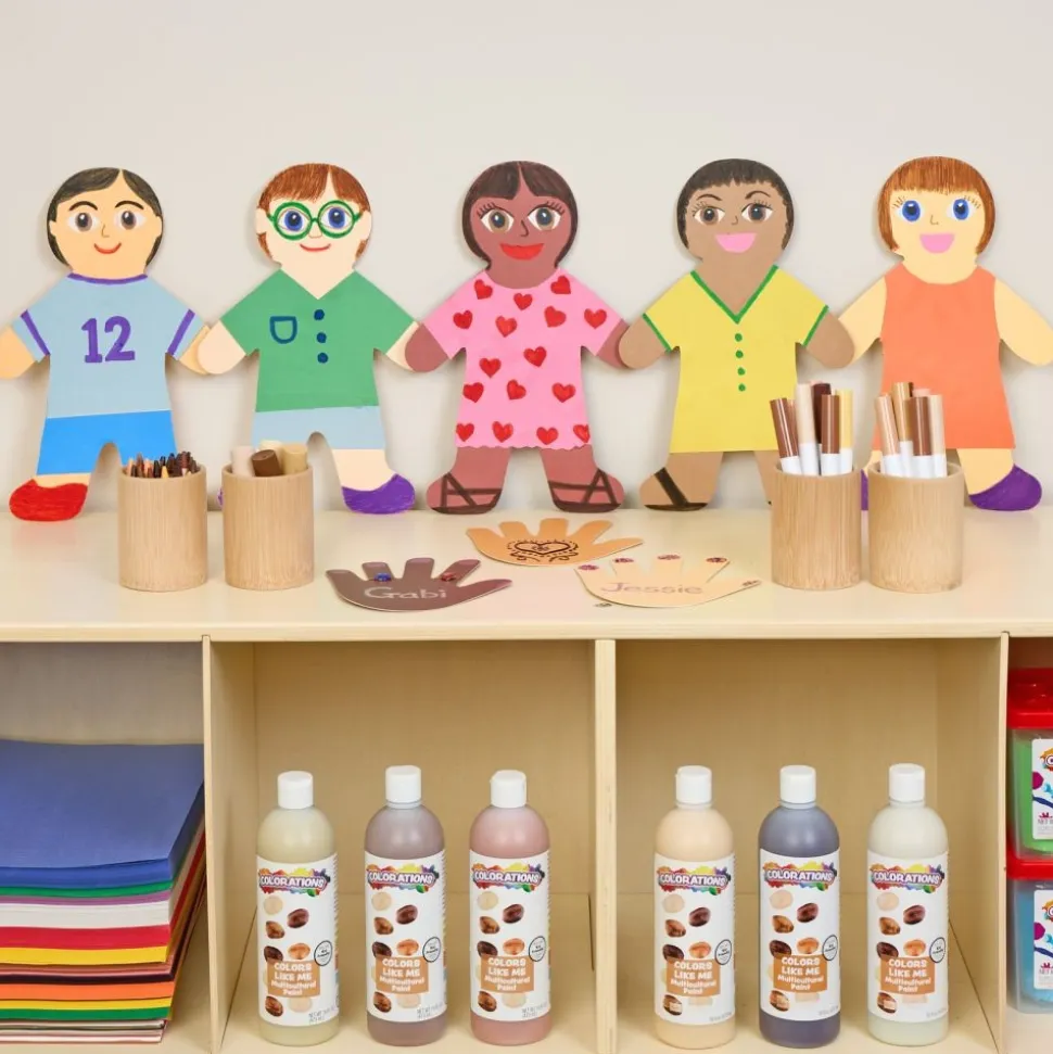 Colorations® Colors Like Me® Big People Shapes - Set of 24