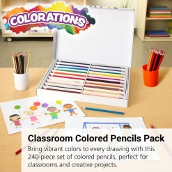 Colorations® Colors Like Me® Classroom Pack Colored Pencils- Set of 240