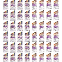 Colorations® Colors Like Me® Crayons 8 Clrs & Regular Crayons, 8 Clrs, Regular Size, 24 packs of each