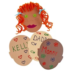 Colorations® Colors Like Me® Faces - Set of 24