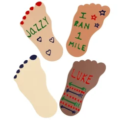 Colorations® Colors Like Me® Feet - Set of 24