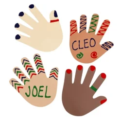 Colorations® Colors Like Me® Hand Shapes - Set of 24