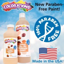 Colorations® Colors Like Me® Paraben-Free Washable Tempera Paint - Set of 8