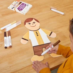 Colorations® Colors Like Me® People Shapes and Markers