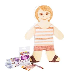 Colorations® Colors Like Me® People Shapes and Crayons