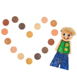 Colorations® Colors Like Me® Washable Classroom Value Pack Chubby Markers - Set of 128