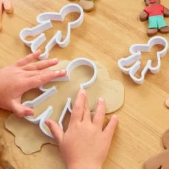 Colorations® Colors Like Me® Wheat & Gluten Free Dough & People Shape Dough Cutters