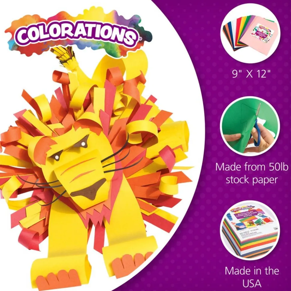 Colorations® Construction Paper Smart Pack 9"x12" - 600 Sheets