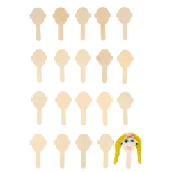 Colorations® Craft Stick Faces - Set of 20