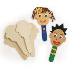 Colorations® Craft Stick Faces - Set of 20