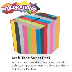 Colorations® Craft Tape Super Pack - Set of 20
