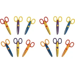 Colorations® Crazy Cut Craft Scissors - Set of 12