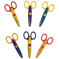 Colorations® Crazy Cut Craft Scissors - Set of 12