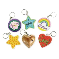 Colorations® Create Your Own Keychains - Set of 12