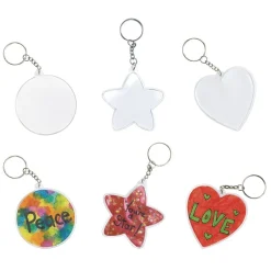 Colorations® Create Your Own Keychains - Set of 12