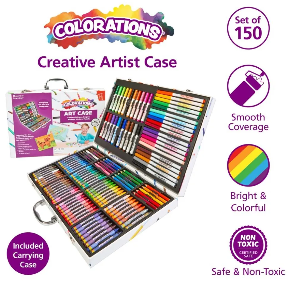 Colorations® Creative Artist Case- 150 pieces