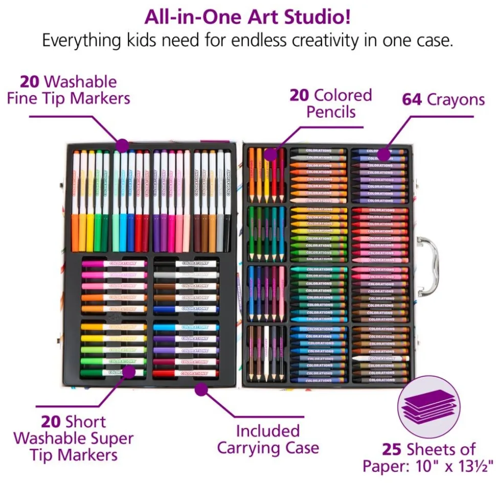 Colorations® Creative Artist Case- 150 pieces