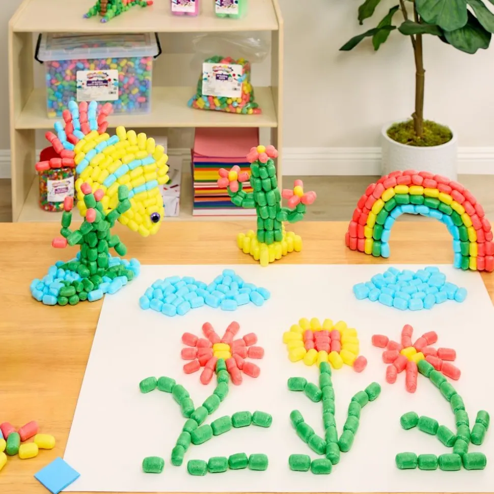 Colorations® 3D Building Puffs - 400 Pieces