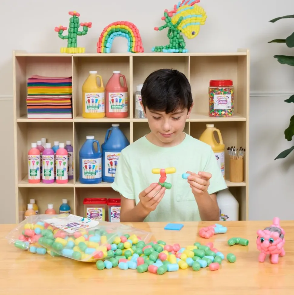 Colorations® 3D Building Puffs - 400 Pieces