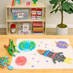 Colorations® 3D Building Puffs & Shapes - 3000 Pieces