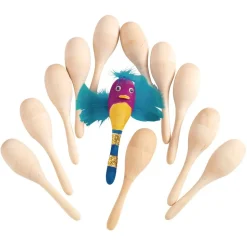 Colorations® Decorate Your Own Wooden Maracas - Set of 12