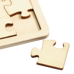 Colorations® Decorate Your Own Wooden Tray Puzzle - Set of 6
