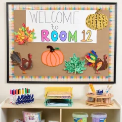 Colorations® Decorate Your Own Fall Craft Kit - Leaves, Pumpkin, Turkey (Set of 72)