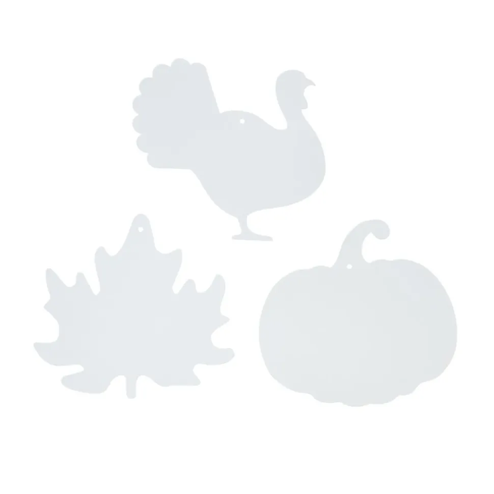 Colorations® Decorate Your Own Fall Craft Kit - Leaves, Pumpkin, Turkey (Set of 72)