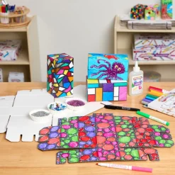 Colorations® Decorate Your Own Cardboard Blocks - Set of 18
