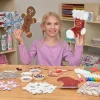 Colorations® Decorate Your Own Holiday Craft Kit - Stockings, Snowflakes & Gingerbread People (Set of 72)